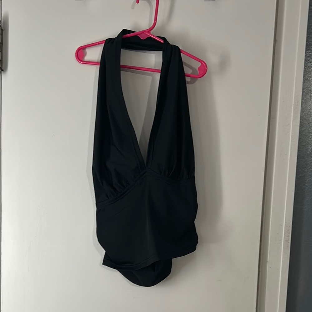 Black Halter top